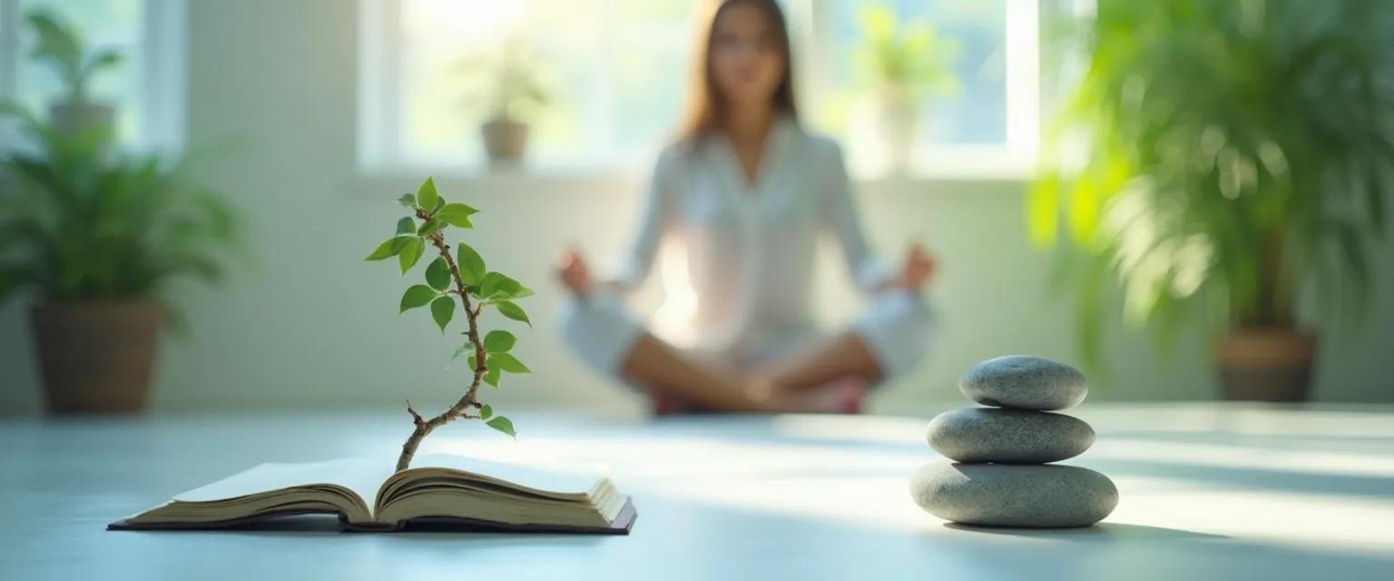 Woman practicing daily techniques for the resilient mind