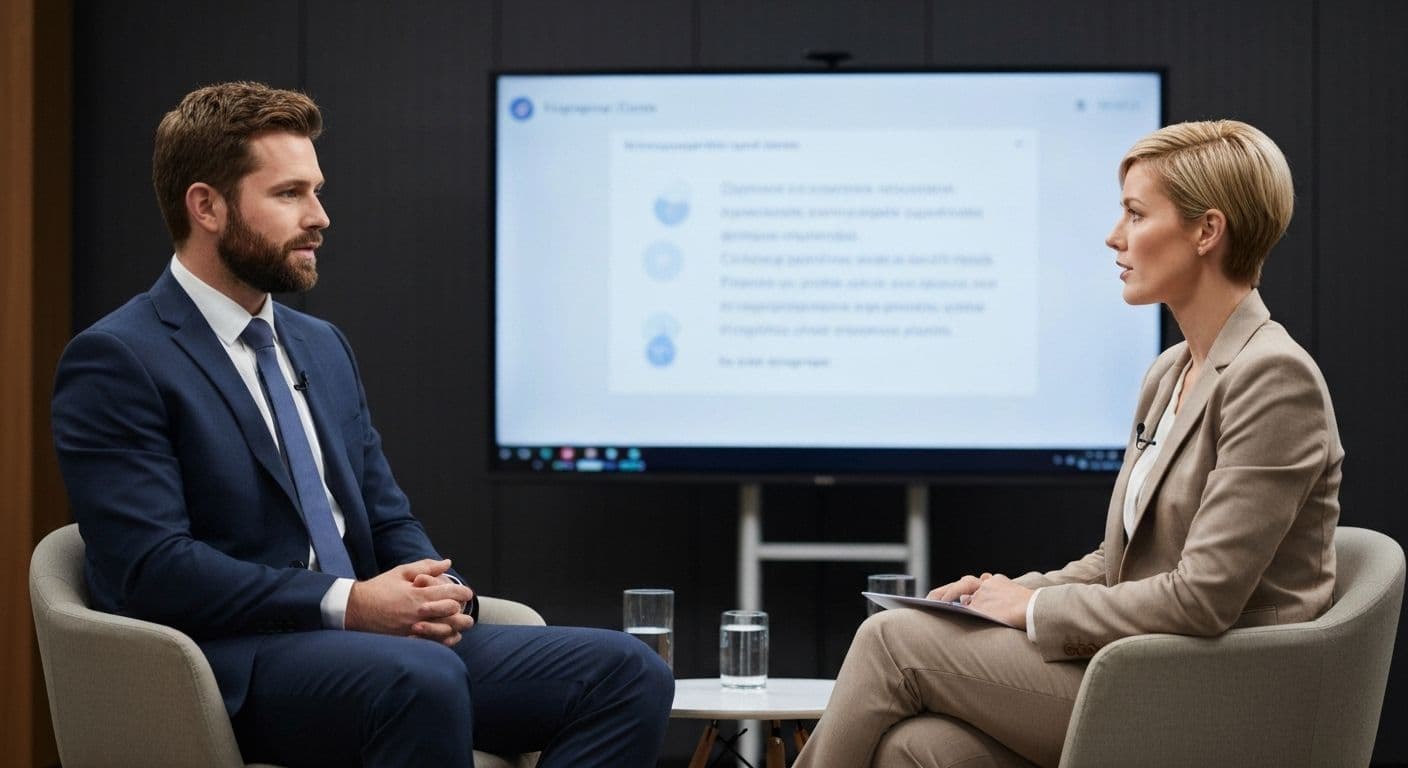 Person having calm conversation while dealing with people with no self awareness using effective communication strategies