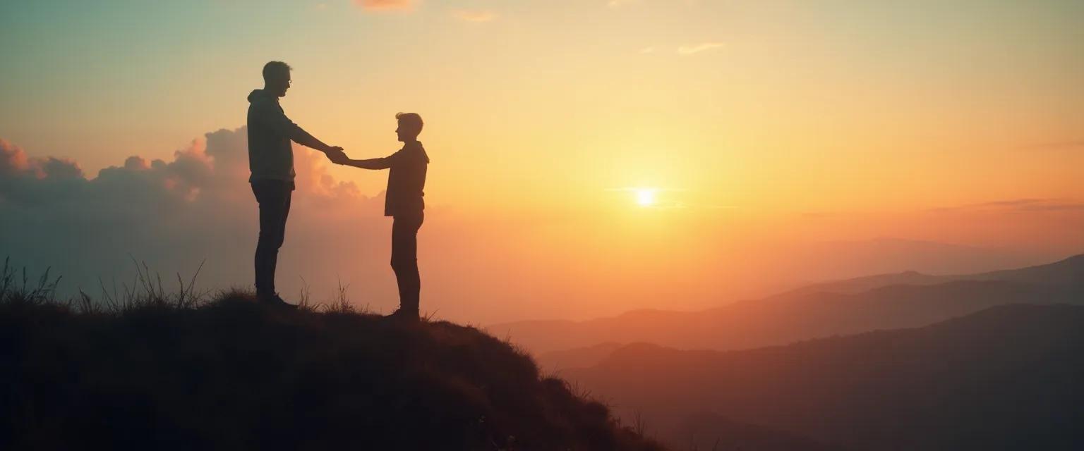 Person practicing soul and mind reconnection through mindful breathing exercise