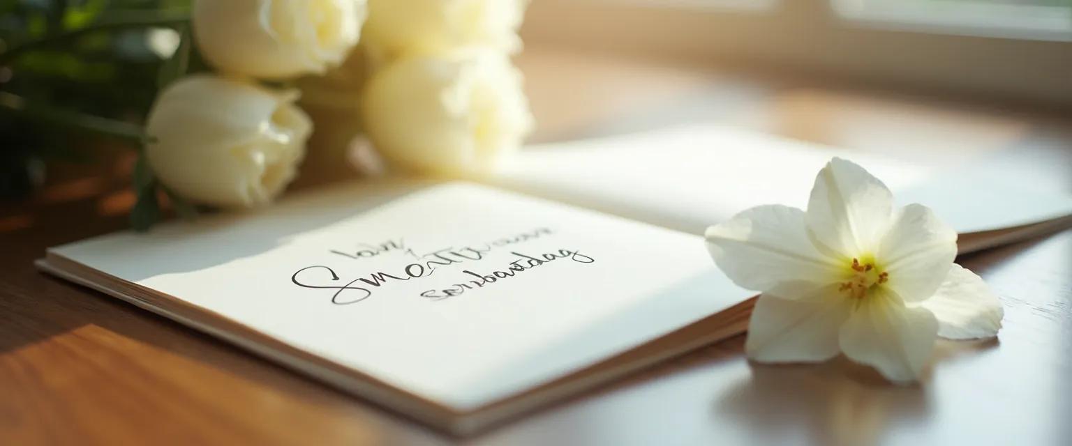 Sample thank you sympathy card messages showing gratitude during grief