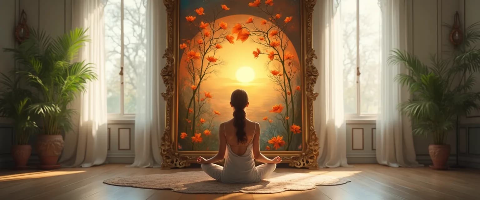 Person practicing mirror moments for self awareness and personal development