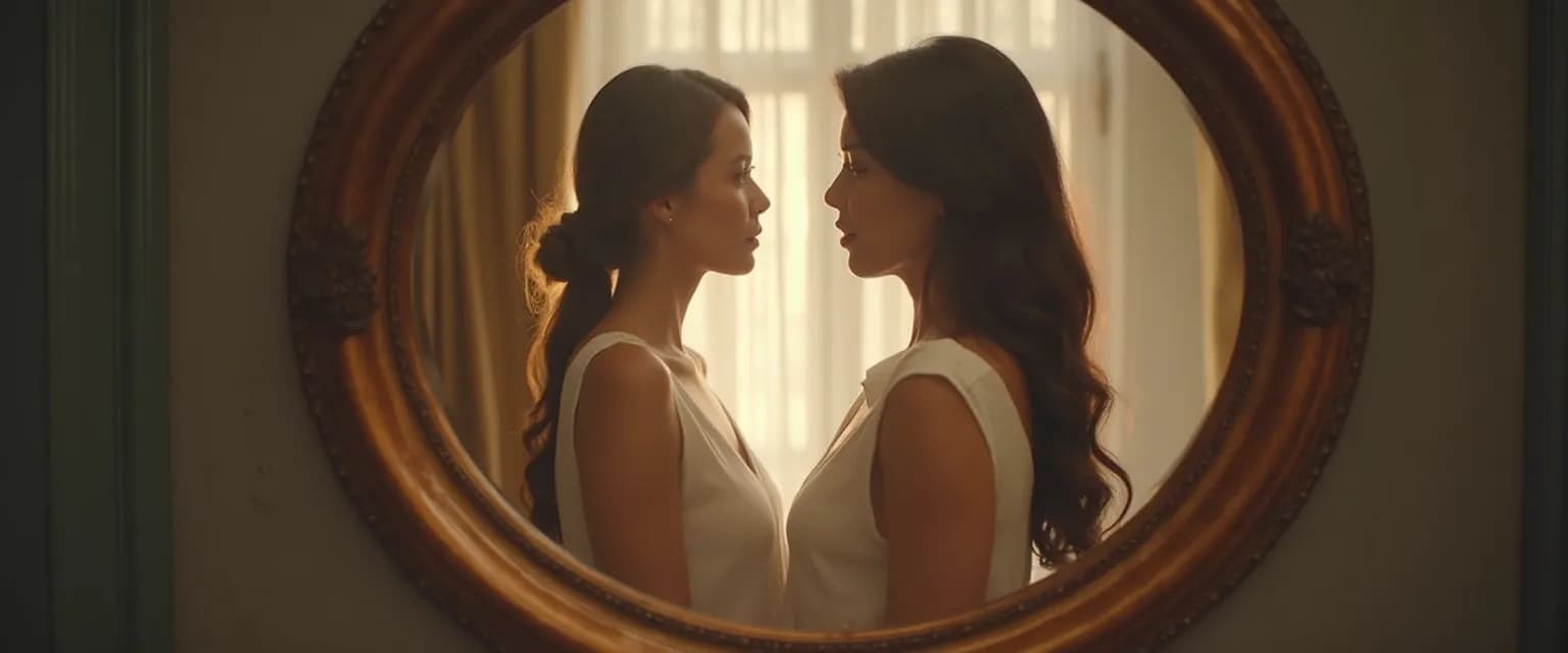 Couple practicing self awareness in relationship during a conversation