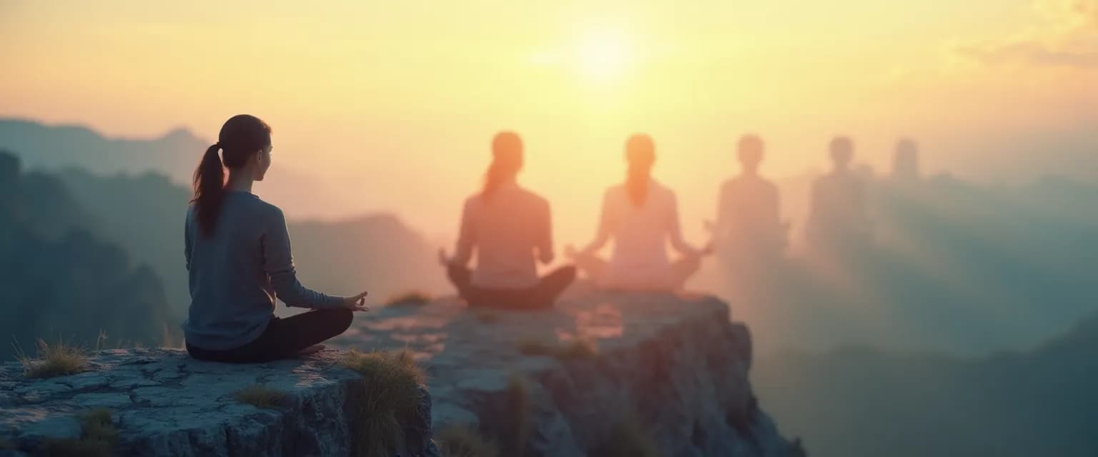 Person practicing the capacity for self-awareness through existential therapy exercises