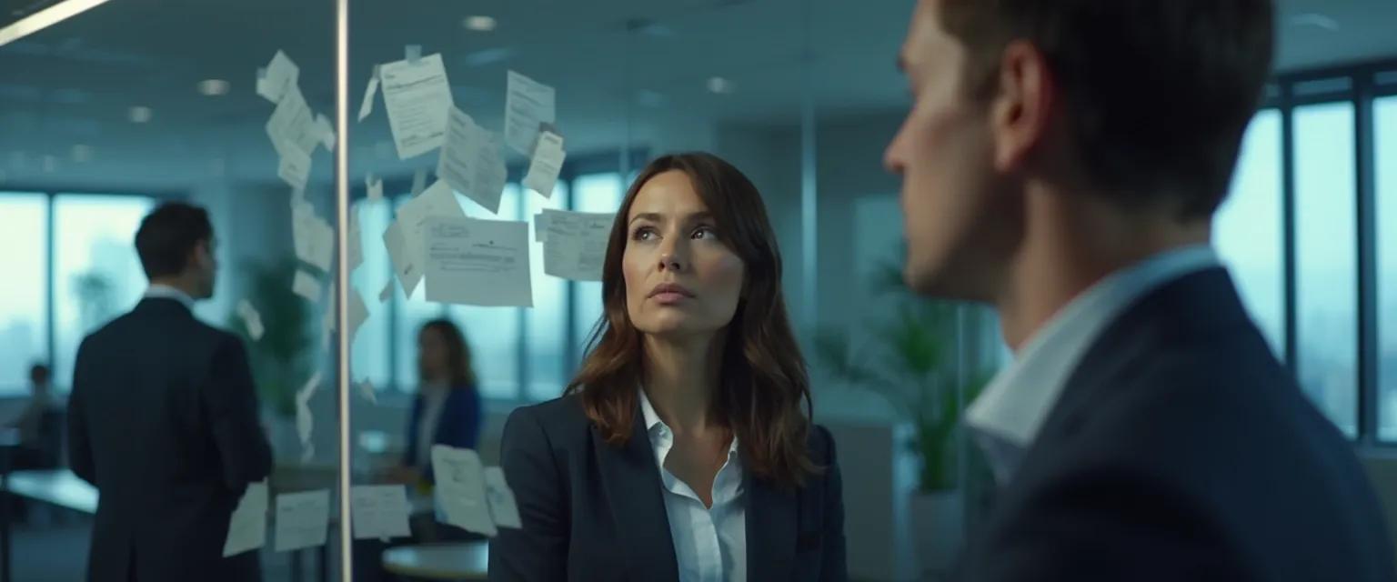 Manager developing self-awareness in leadership and management skills