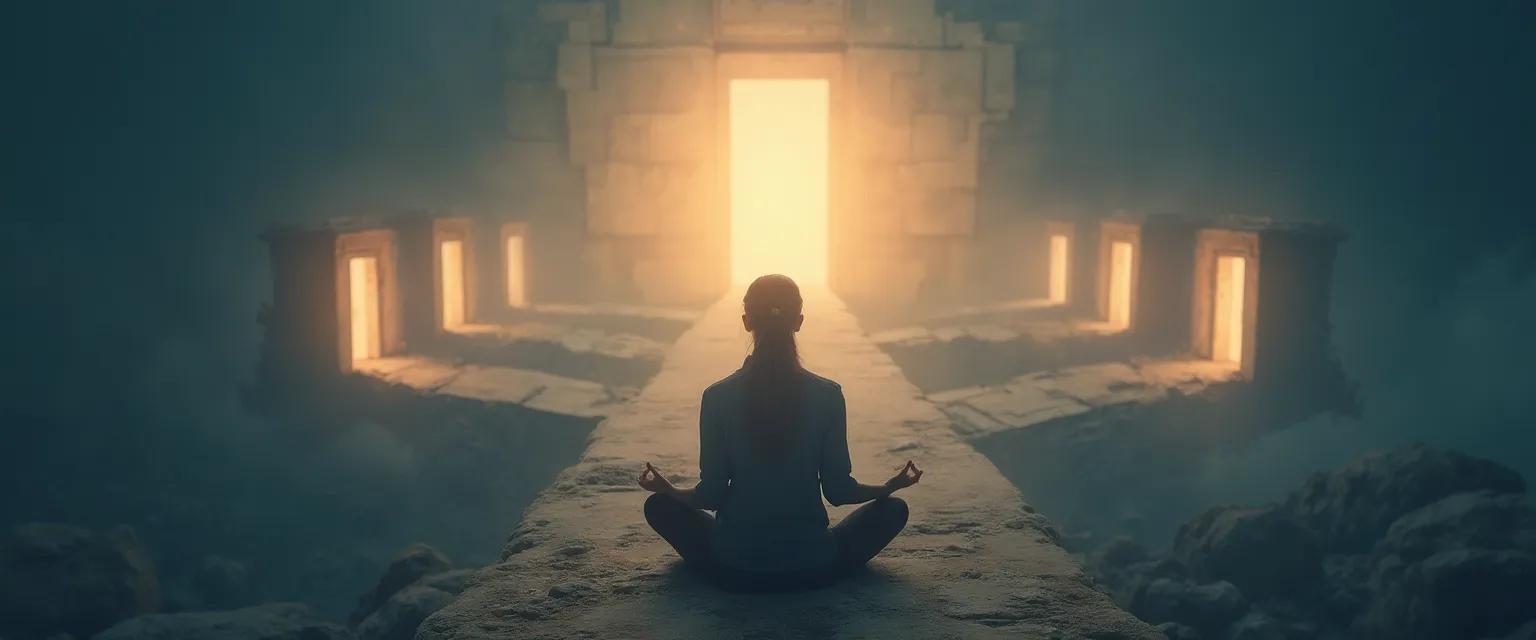 Person practicing self awareness and intuition techniques for better decision making