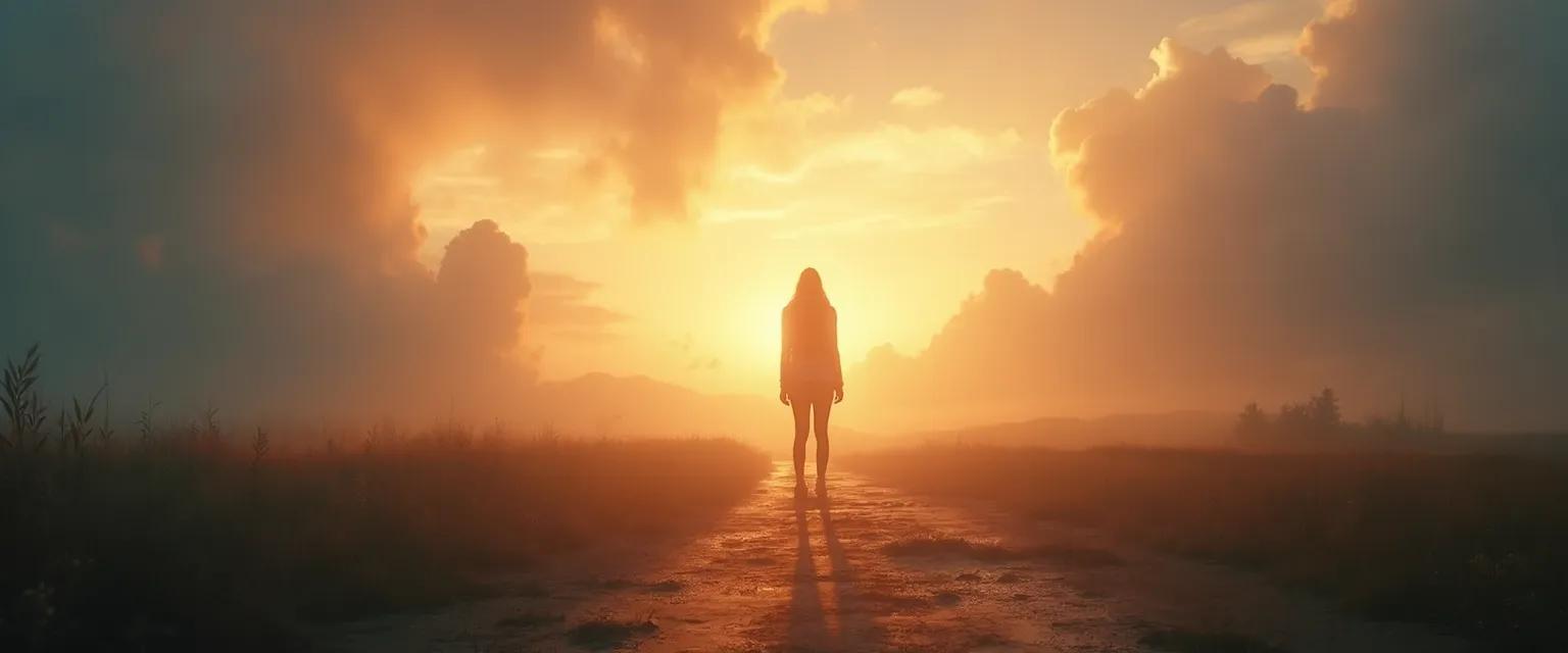 Woman embracing self-discovery journey after unexpected breakup