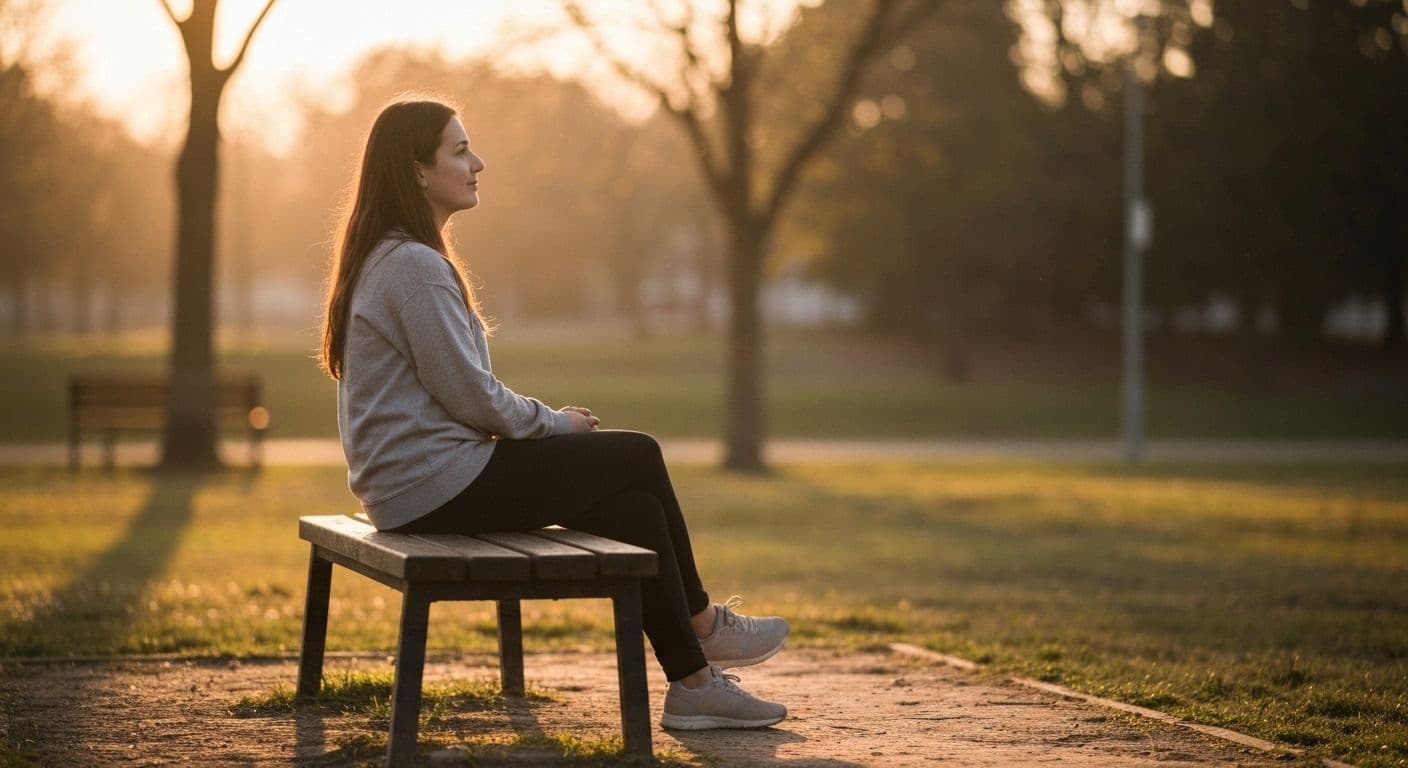Person reflecting on emotional readiness while dating again after a breakup