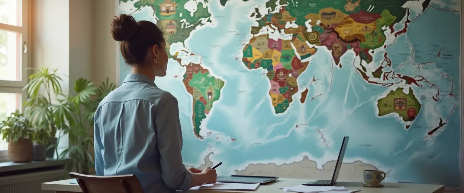 Professional using cultural awareness self assessment tools to improve global business interactions