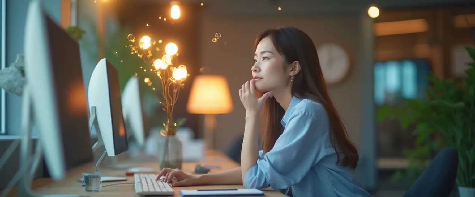 Professional using emotional intelligence skills for greater job satisfaction in workplace setting