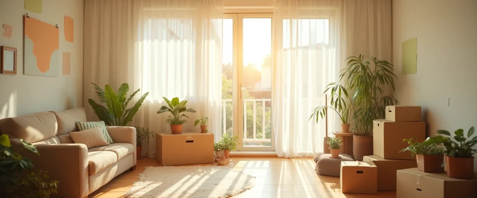 Woman transforming her bedroom after a painful breakup by adding new decor elements