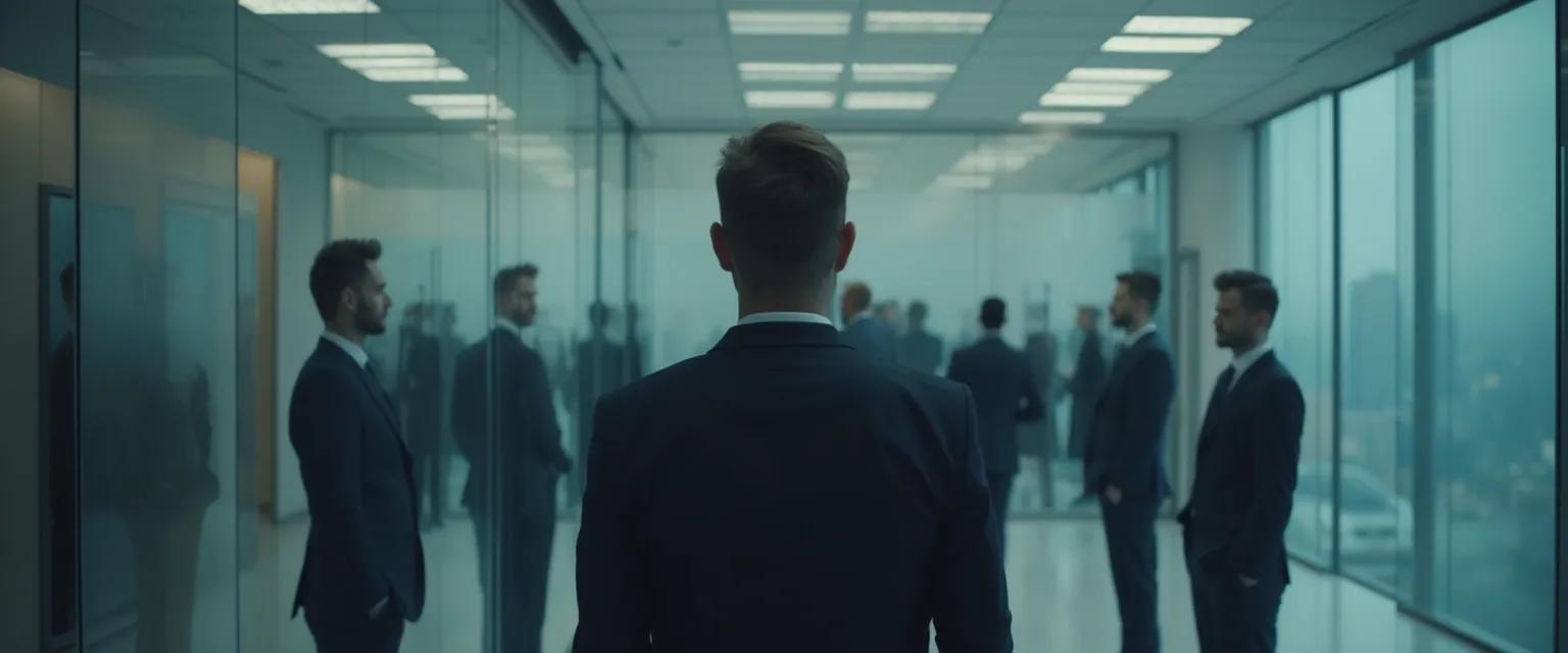 Professional leader demonstrating examples of self-awareness in the workplace during a team meeting