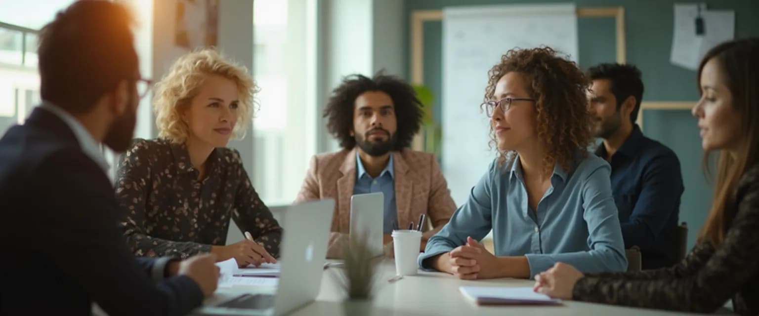 Professional developing greater self-awareness during workplace interaction