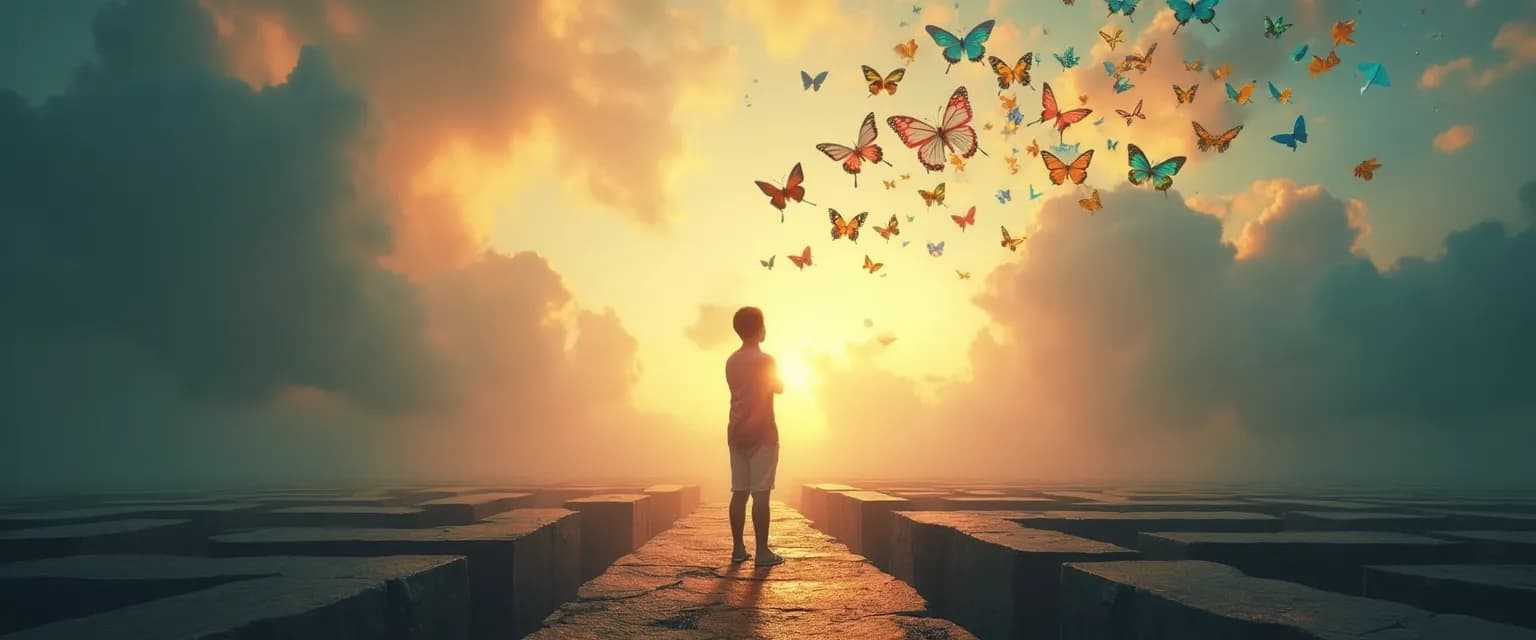 Diagram showing how your mind works during mental blocks and reset techniques