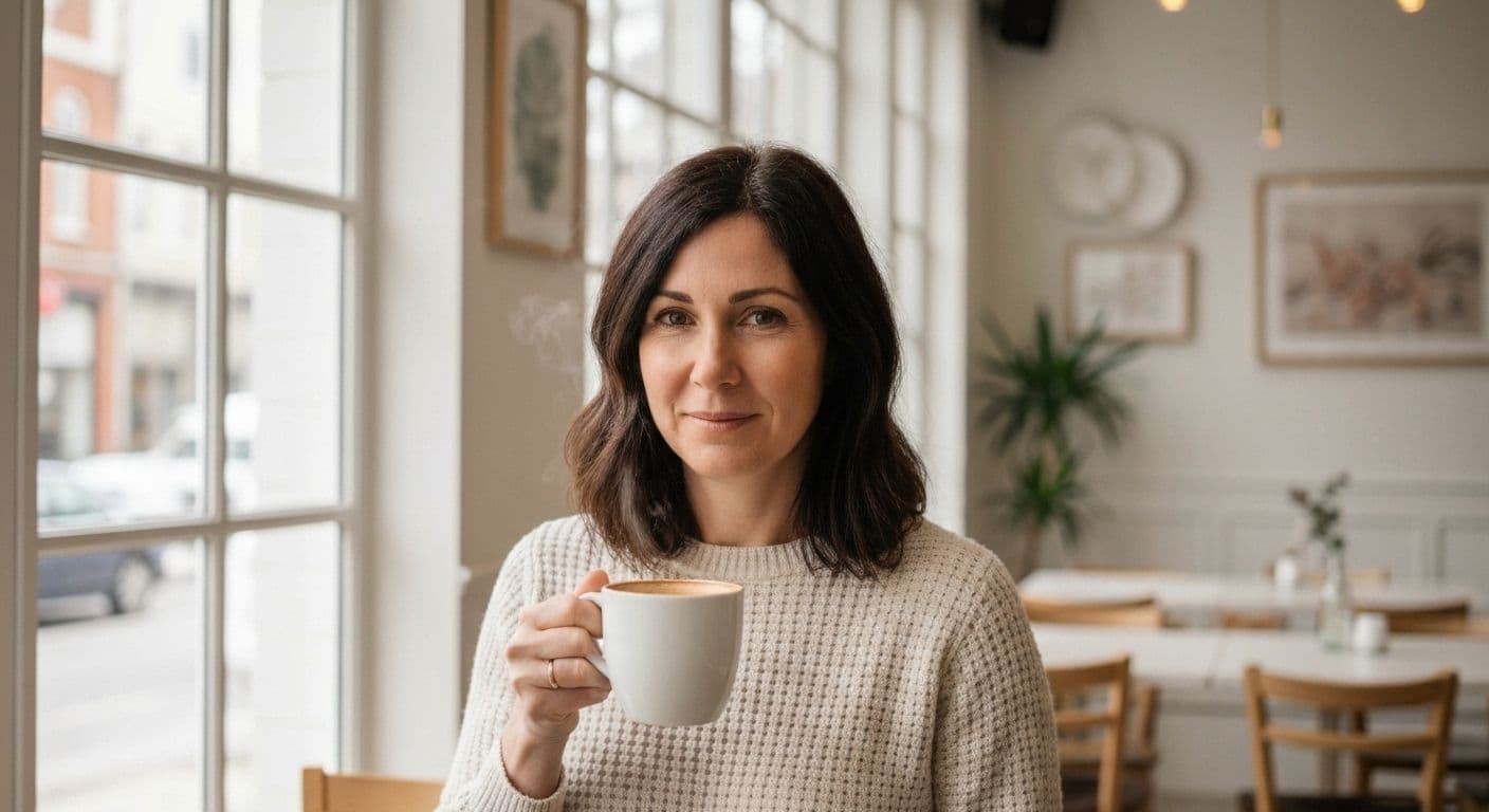 Person using smartphone for self awareness and growth through quick emotional check-ins