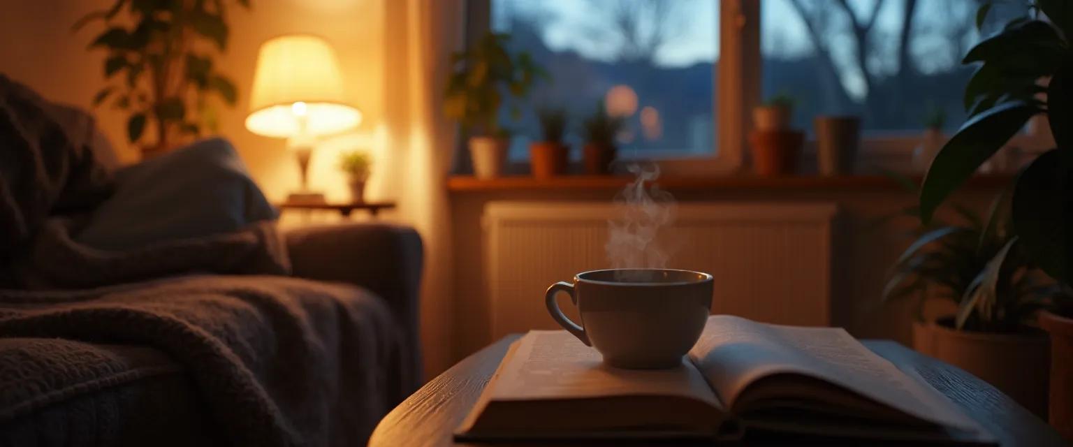 Person practicing evening rituals to headspace unwind your mind without digital distractions