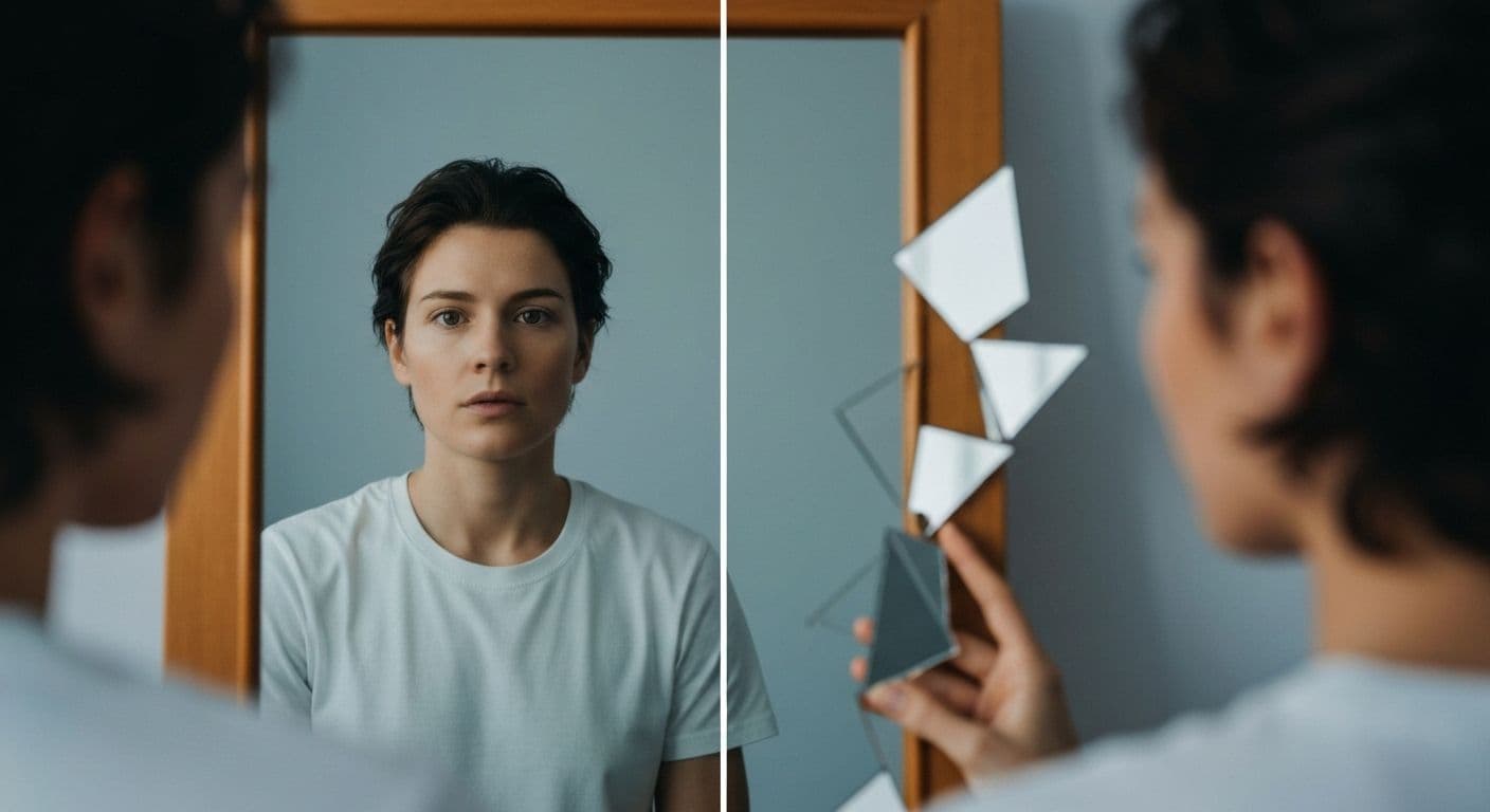 Person reflecting on emotions demonstrating self awareness of emotional intelligence for personal growth