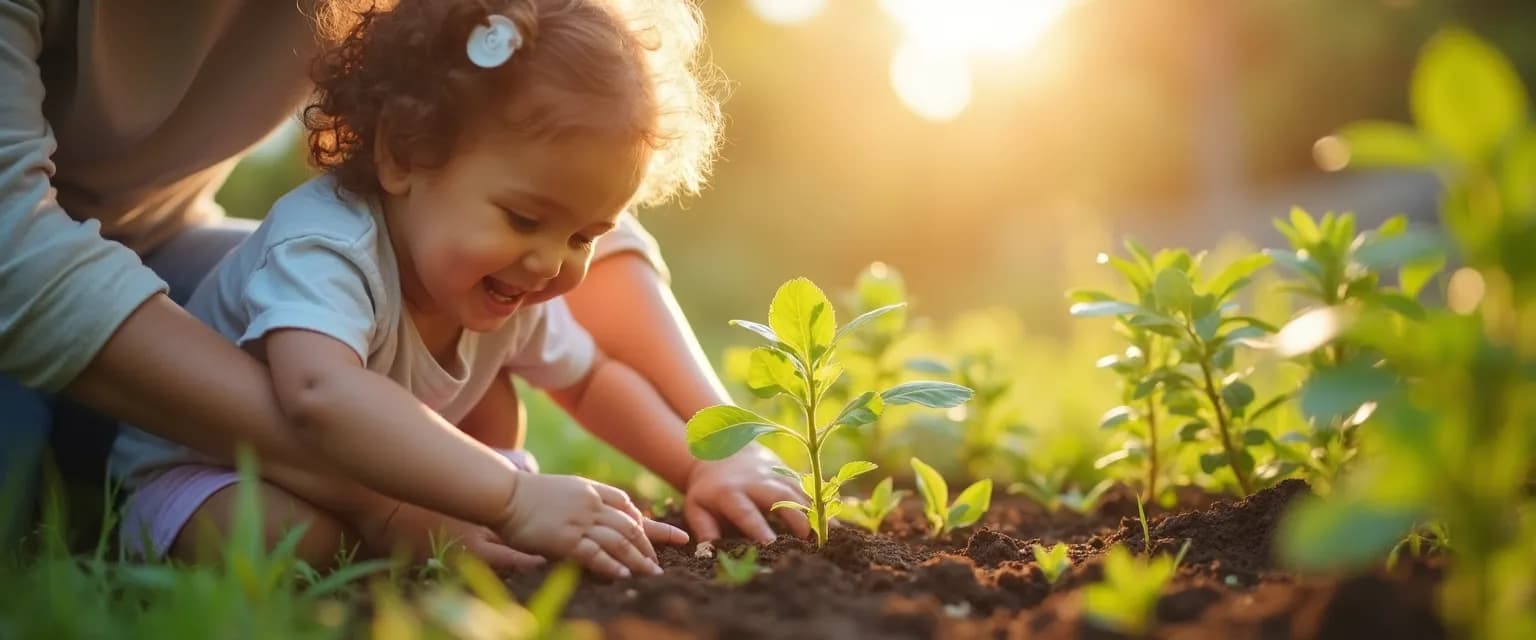 Parent helping child develop emotional aptitude through conversation and activities