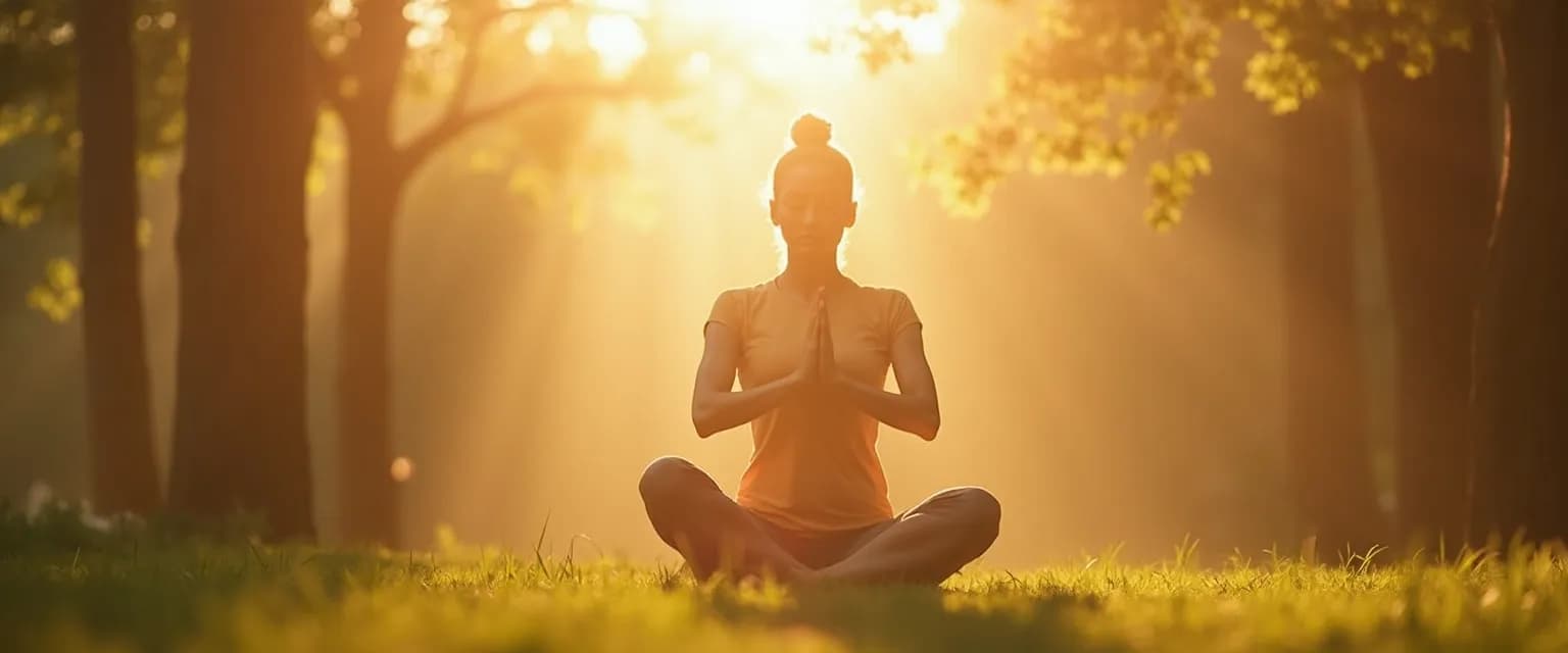 Person practicing gentle mindful movement as part of the mindful way through depression