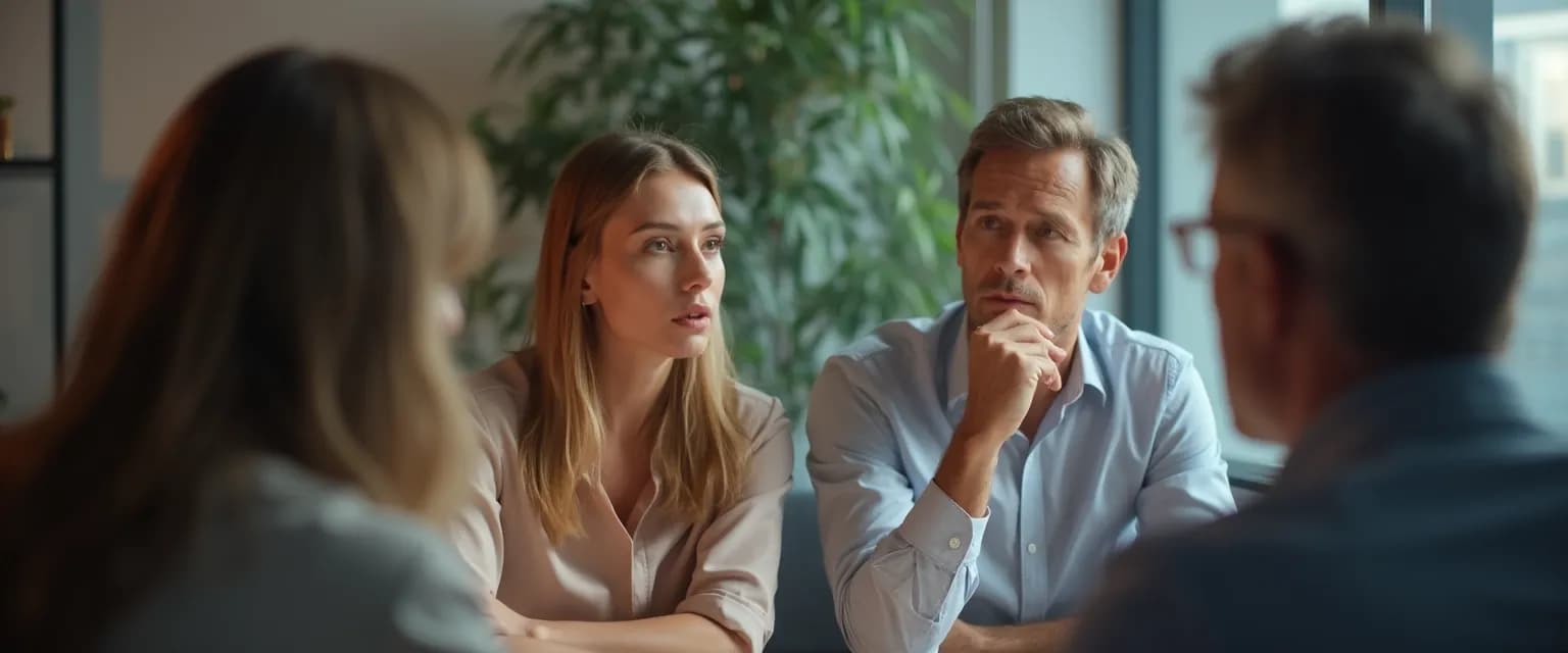 Introverted leader using emotional intelligence and effective leadership skills with their team