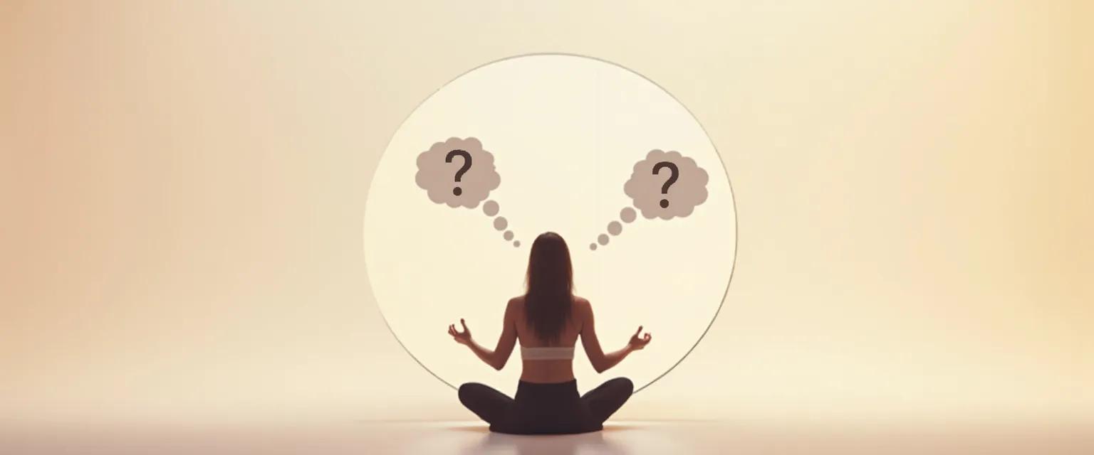 Self-awareness coach helping client ask powerful questions for personal growth and insight