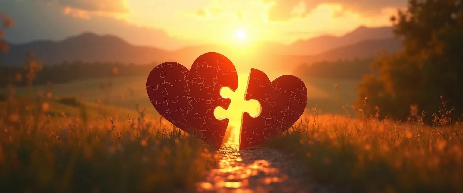 Person embracing self-discovery journey after heartbreak love experience