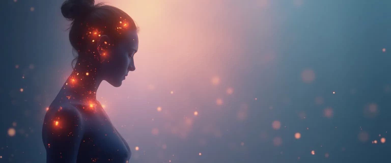 Illustration showing how your body speaks your mind through physical symptoms and emotional messages