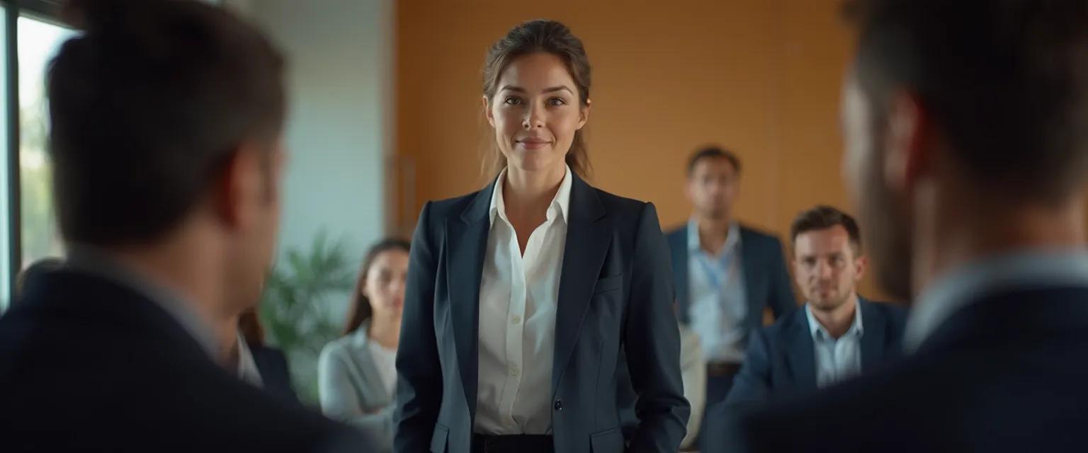 Person demonstrating practical emotional intelligence during a difficult conversation with calm body language