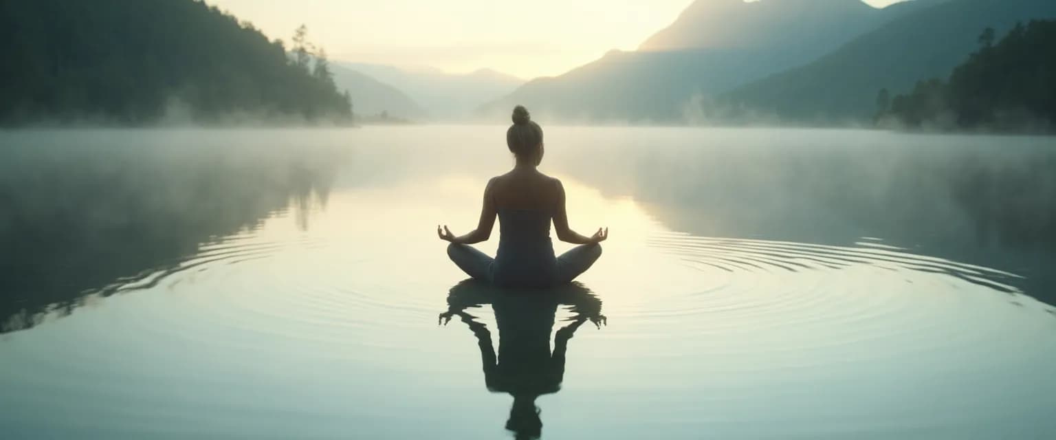 Person reflecting during their journey into self-awareness with mirror practices