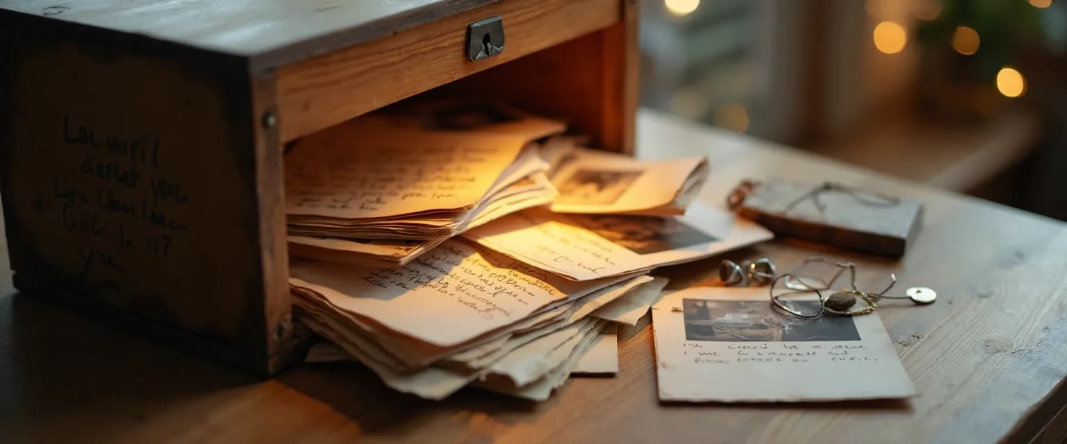 Personalized memory box as a meaningful sympathy gift for a friend who is grieving