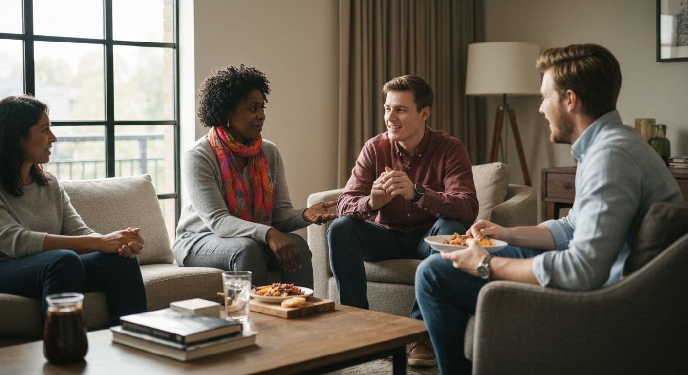 Person building social connections post breakup while navigating changing friend circles with confidence