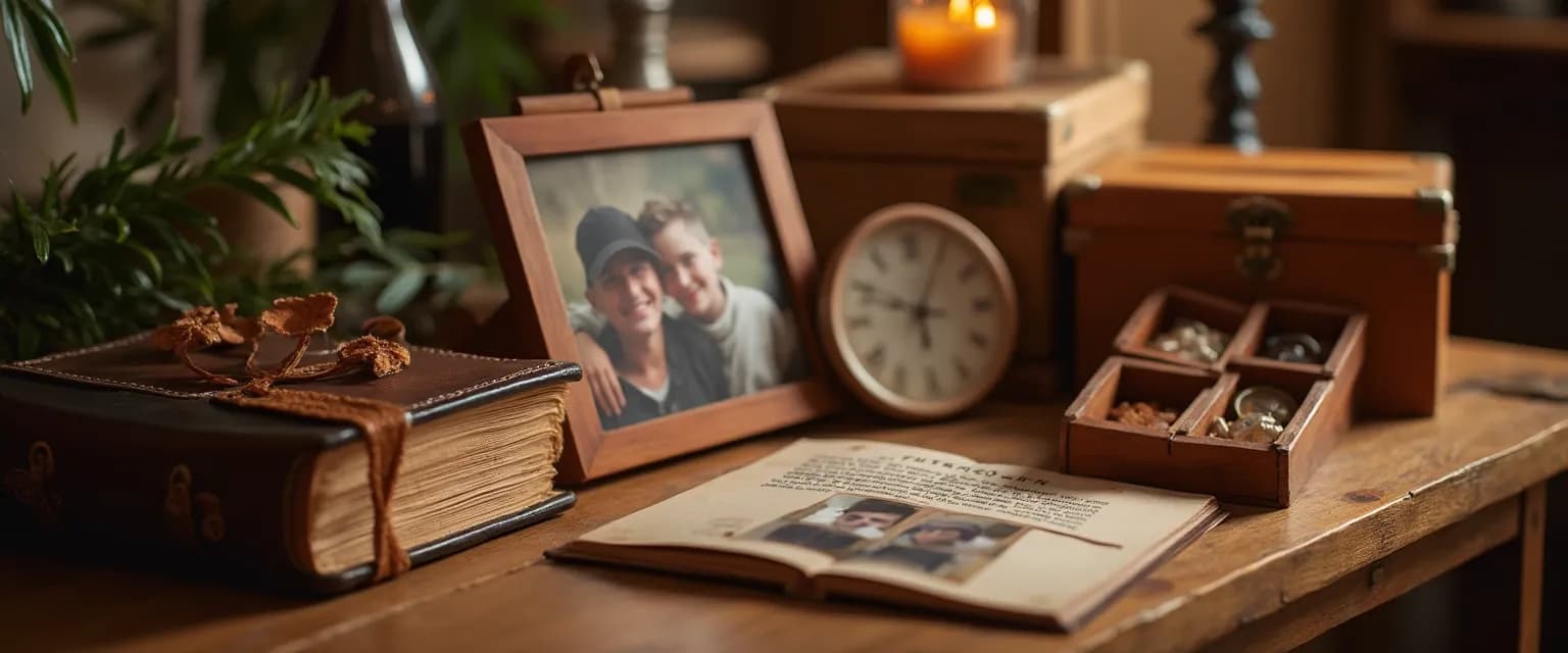 Thoughtful memory-preserving gifts for a friend who lost their father