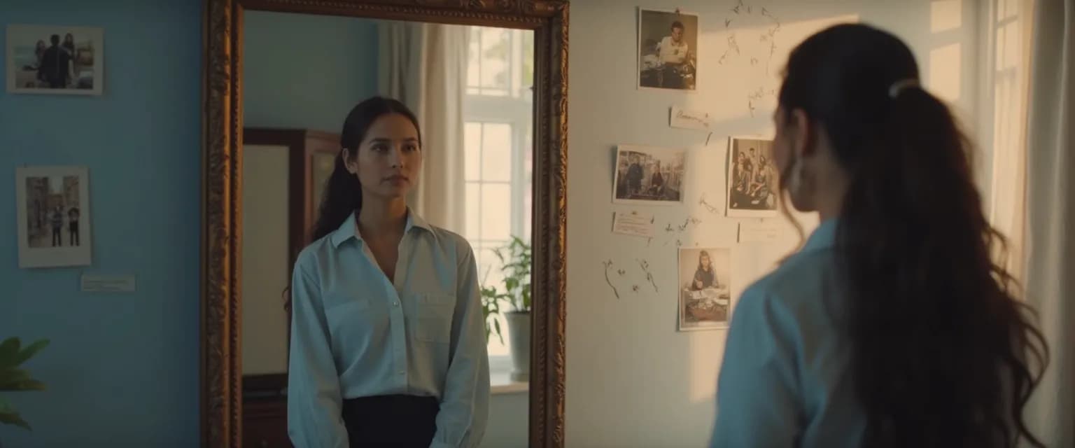 Professional examining self-awareness in the workplace examples through reflection