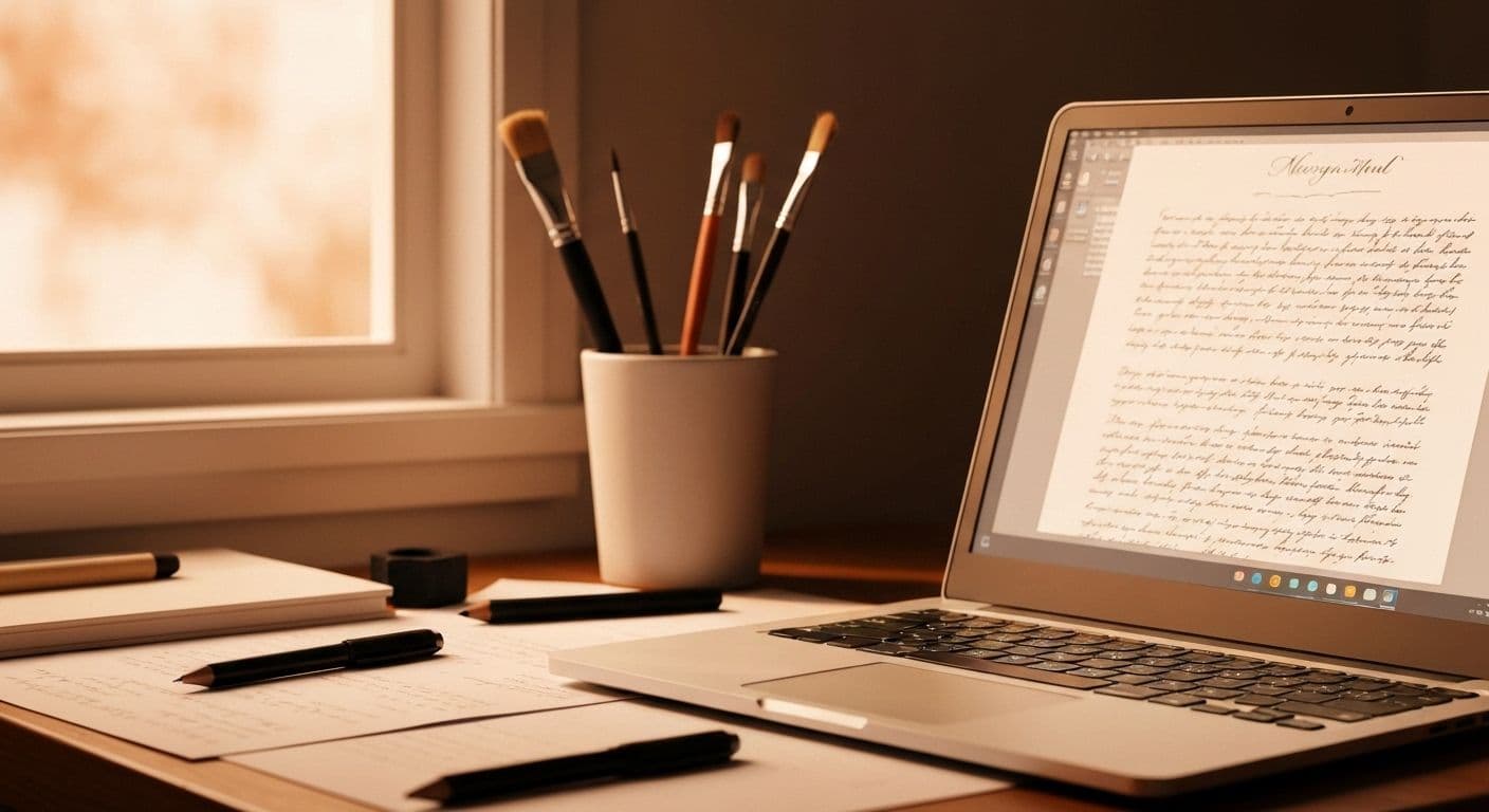 Person reviewing organized notes on heartbreak with highlighted patterns and insights for personal growth