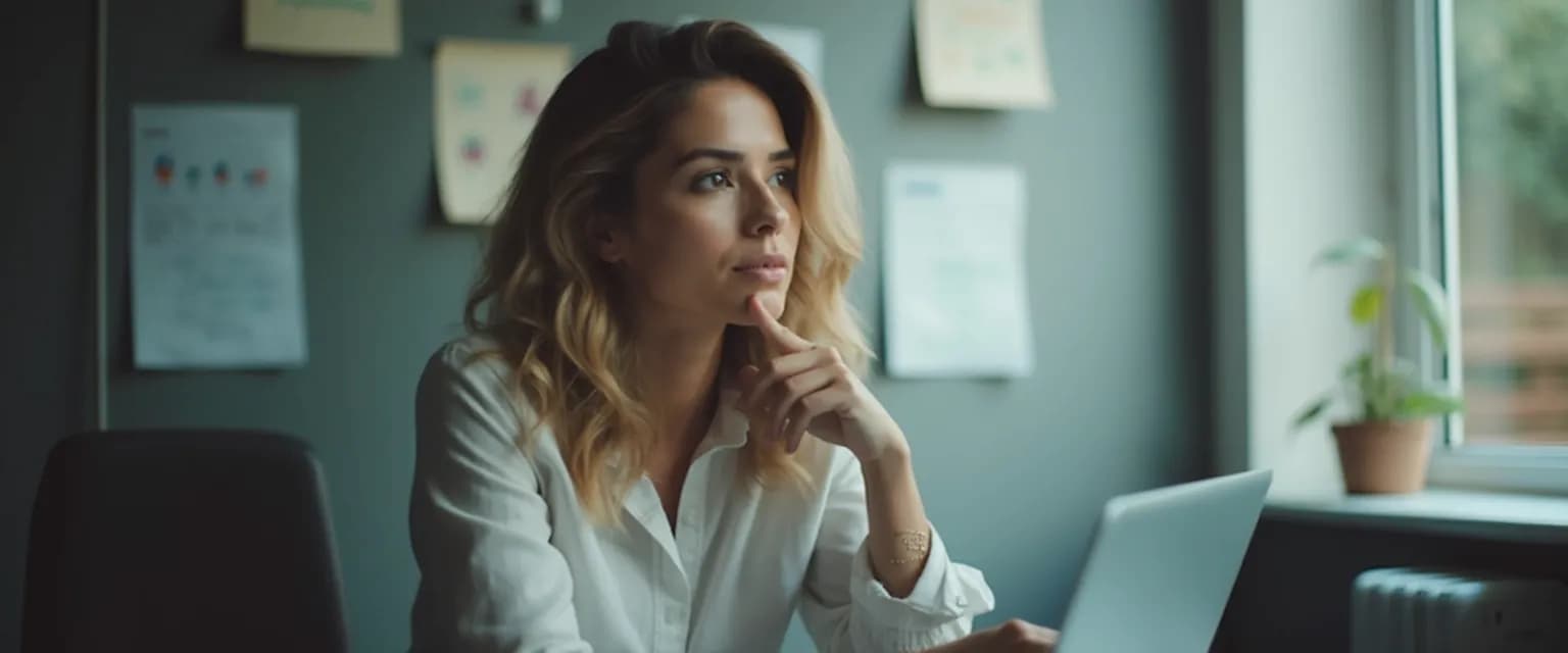 Introverted leader demonstrating emotional intelligence and self-awareness in a team meeting