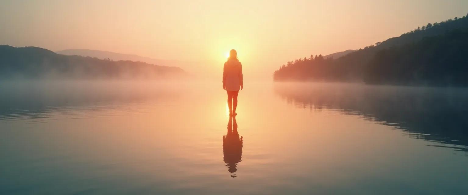 Woman rebuilding self-trust after a covert narcissist breakup through reflection exercises