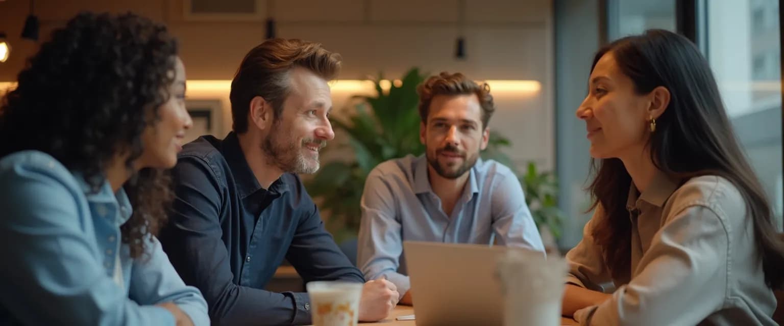 Professional using science of emotional intelligence habits during workplace communication