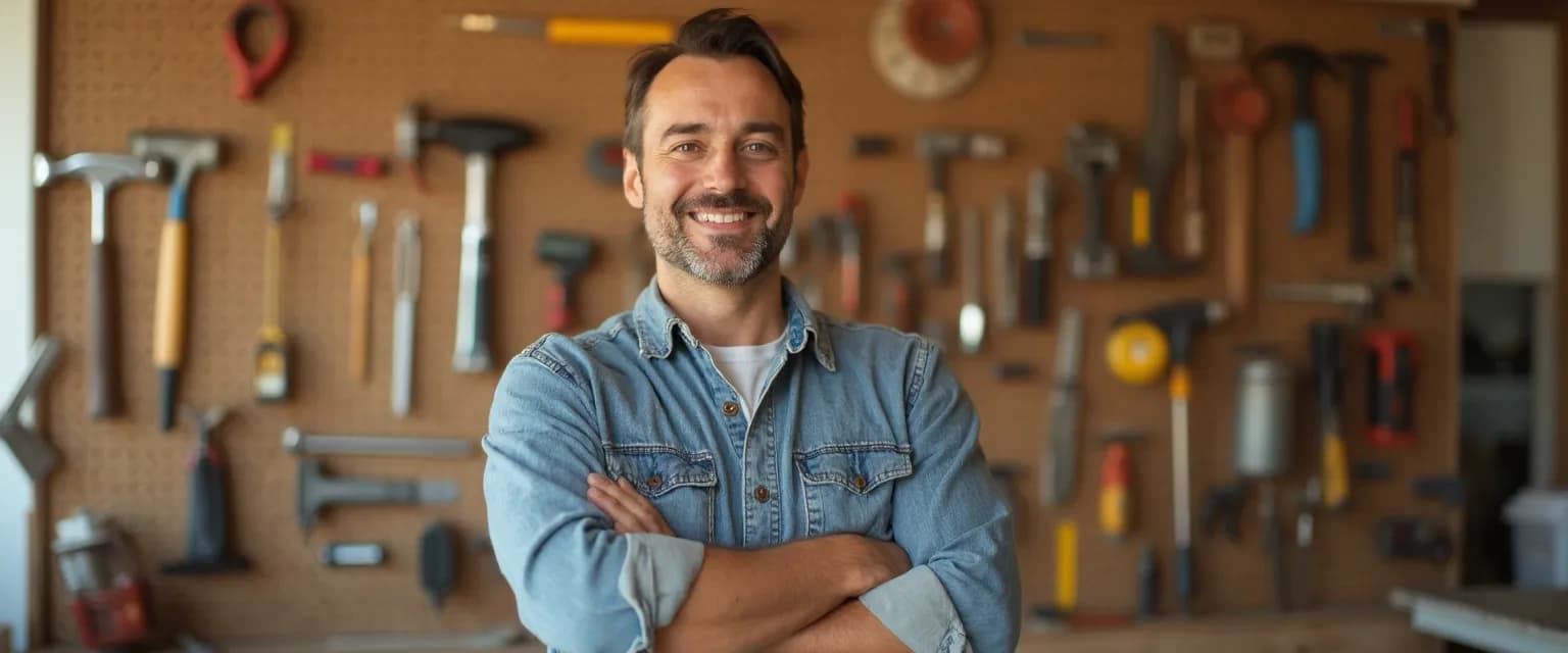 Homeowner demonstrating DIY skills that boost confidence during home ownership