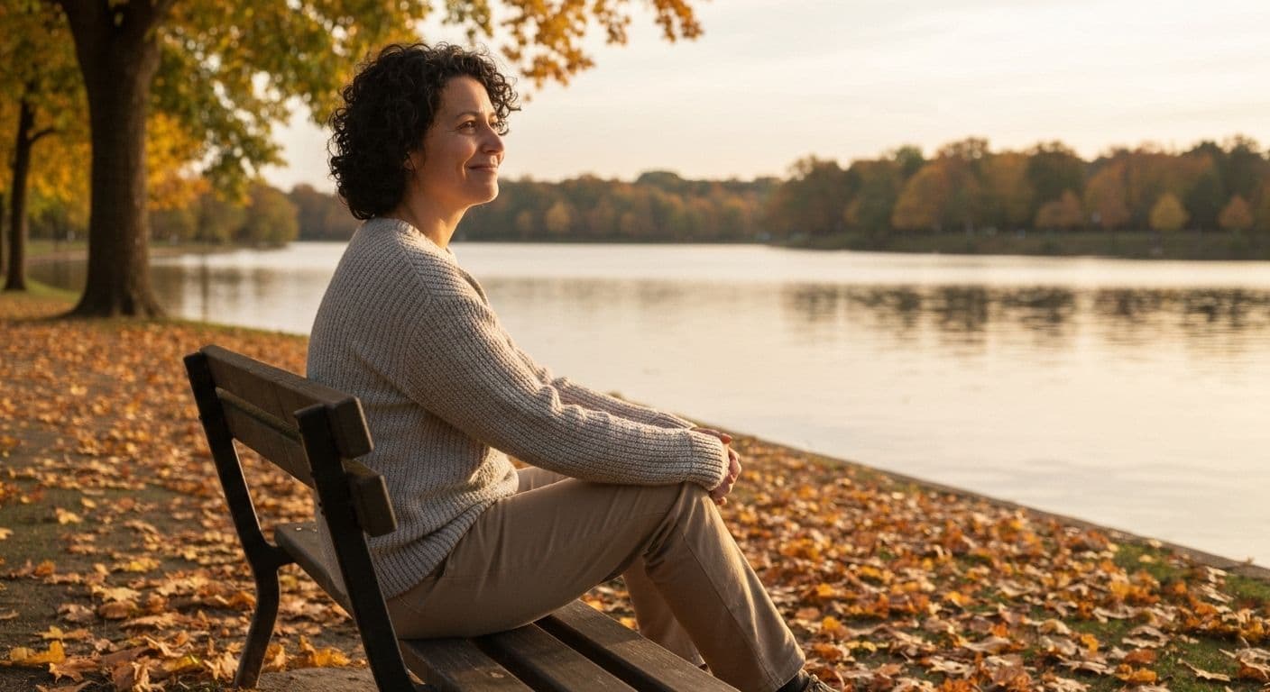 Person reflecting peacefully while learning to get over a breakup fast through healthy emotional processing