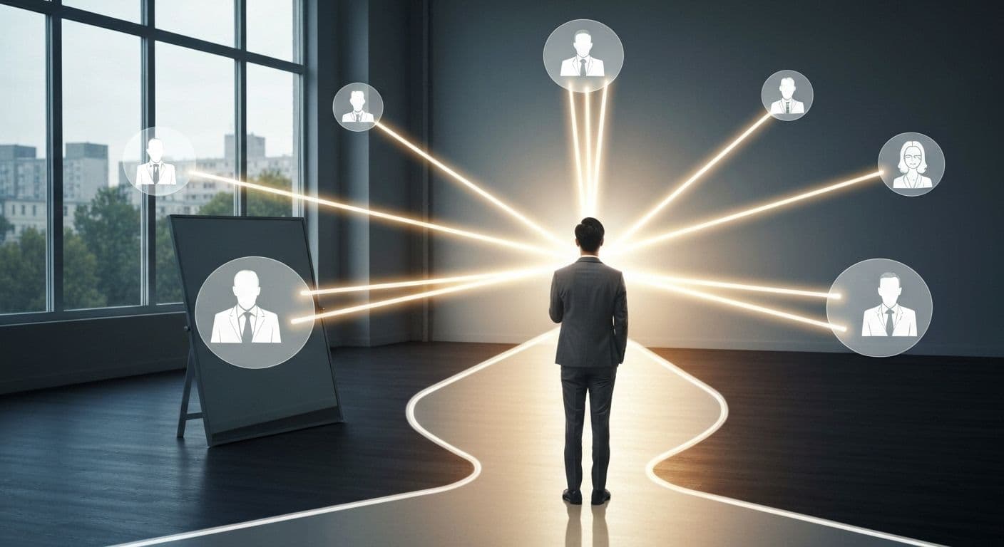 Professional using extreme self-awareness to evaluate career decisions and opportunities