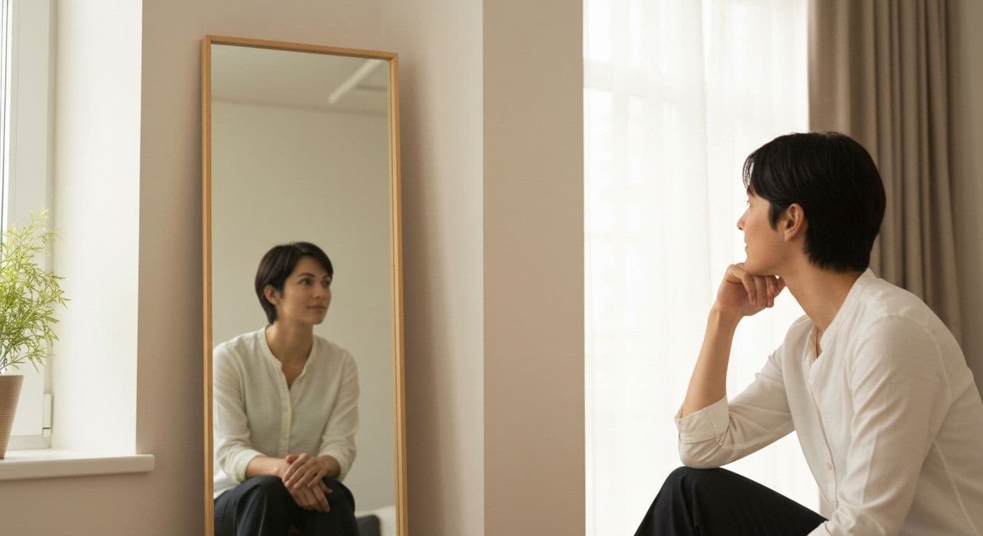 Person practicing self awareness skills improves emotional clarity through simple daily mindfulness techniques