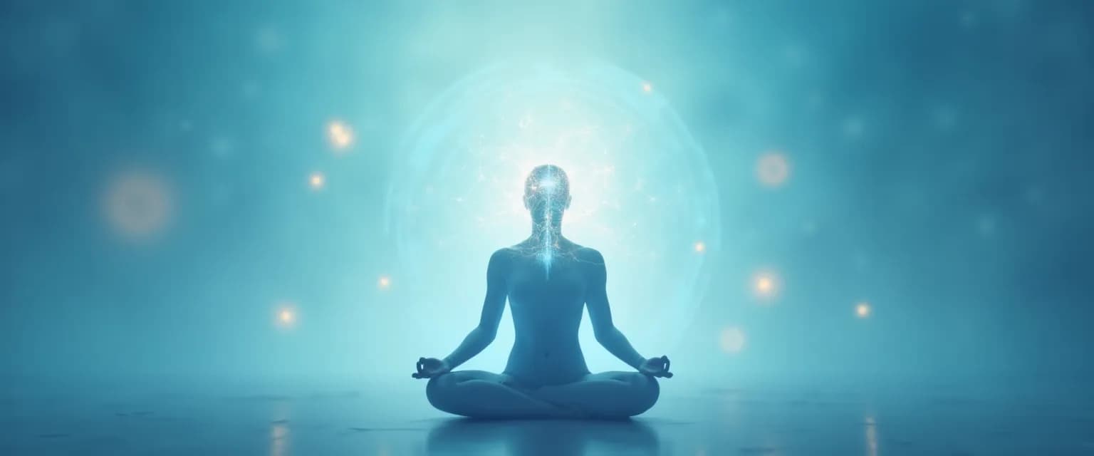 Woman practicing self-healing mind exercises for emotional reset during daily activities