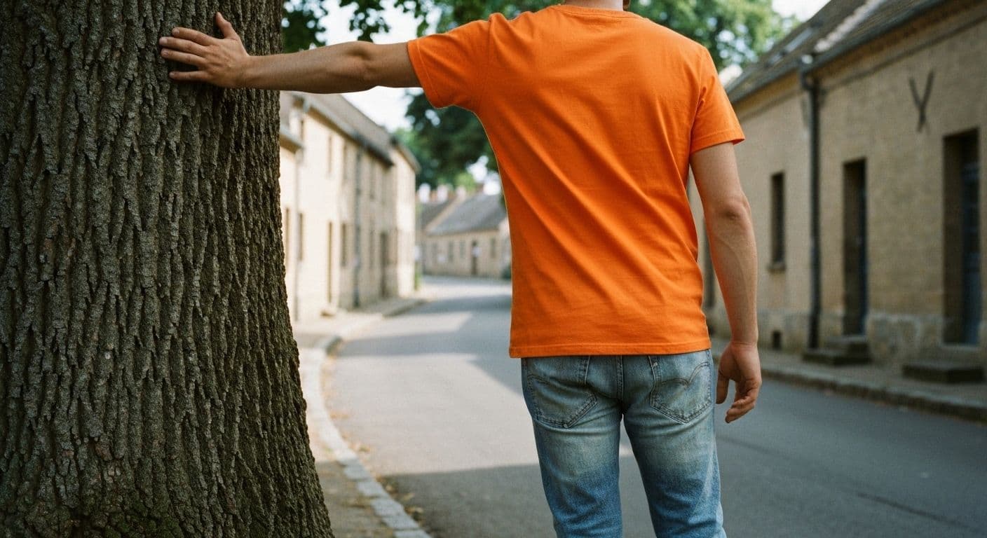 Person looking in mirror reflecting on identity after painful breakup and relationship loss