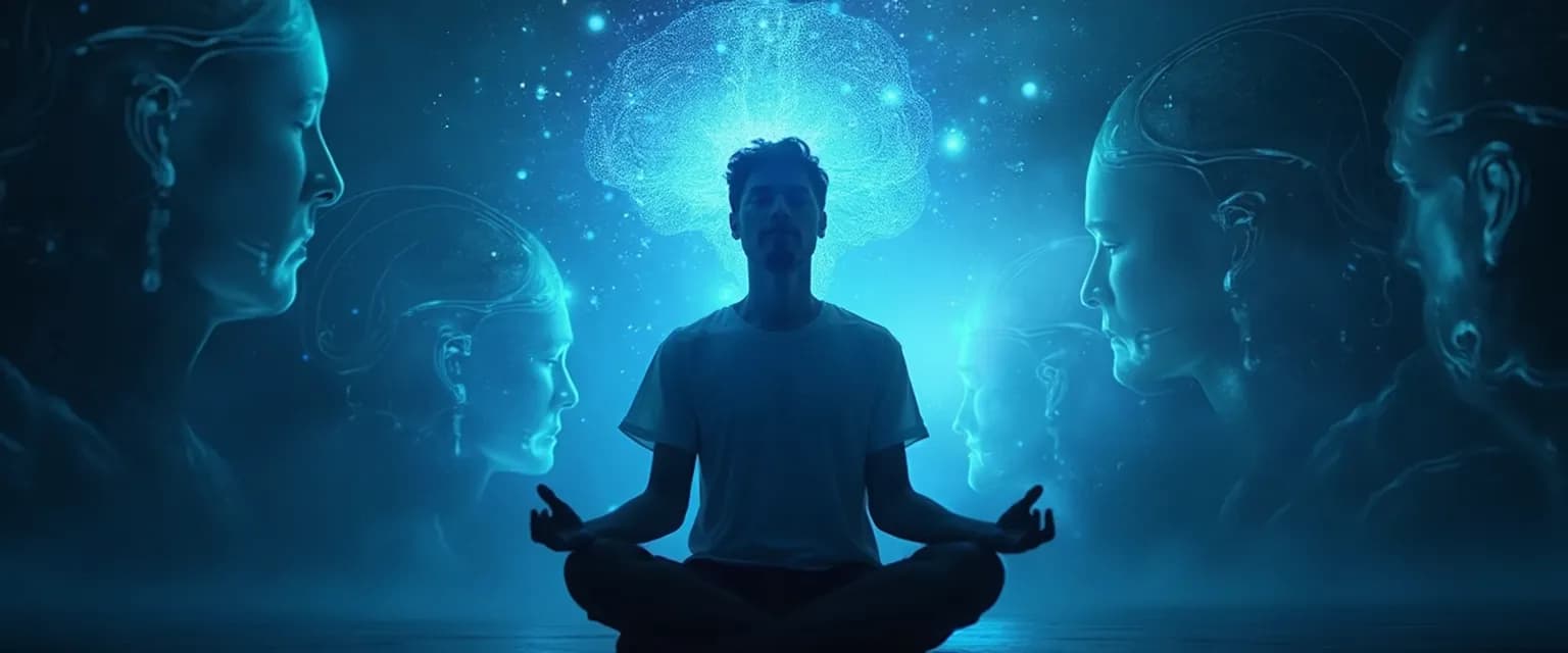 Person practicing Alan Mind techniques for emotional reactivity management