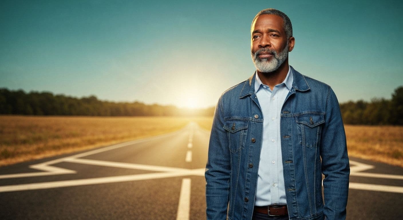 Person confidently taking action after self-reflection, illustrating the balance of self-confidence and self-awareness