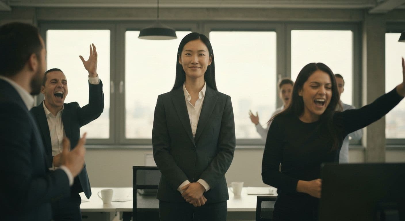 Confident person displaying quiet alpha mindset through calm self-assurance rather than loud dominance