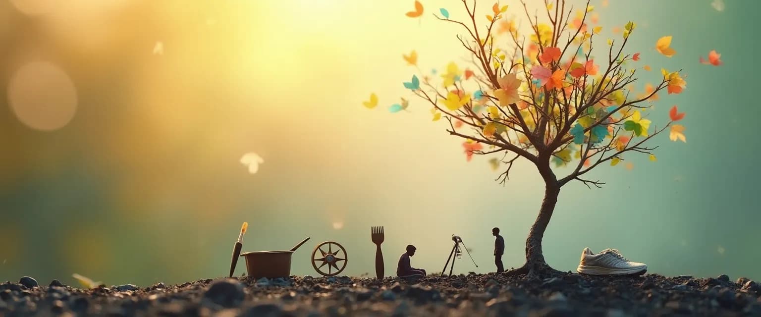 Person developing new skills after breakup - what to do for personal growth