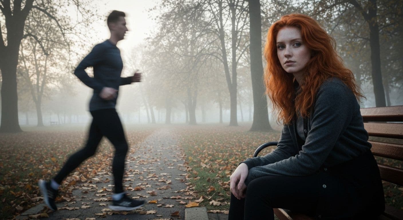 Person sitting peacefully reflecting on emotions after heartbreak, representing healthy healing process