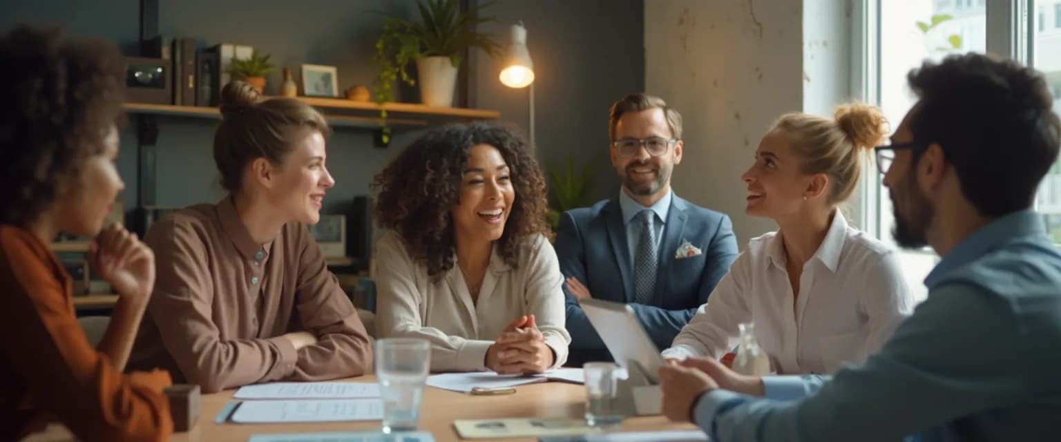 Professionals demonstrating how emotional intelligence can be learned in workplace scenarios