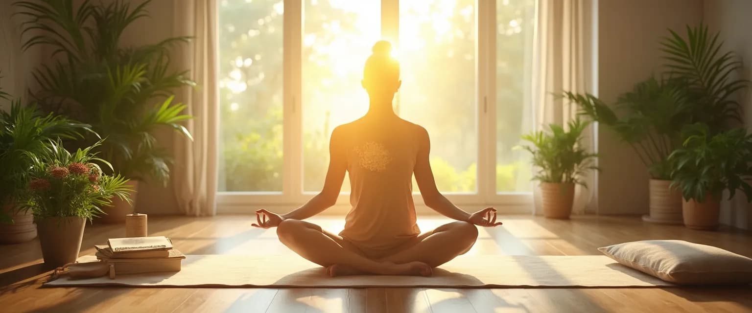 Person practicing mindfit breathing exercise for mind-body integration