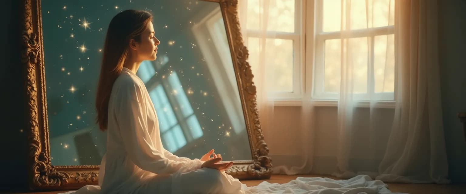 Person practicing daily reflection ritual to improve self-awareness